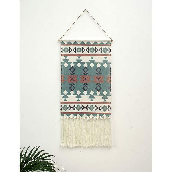 

2pcs макраме art геометрическая висячие woven backdrop декор гобелены-чешского стены дома bbyiyo wrhome