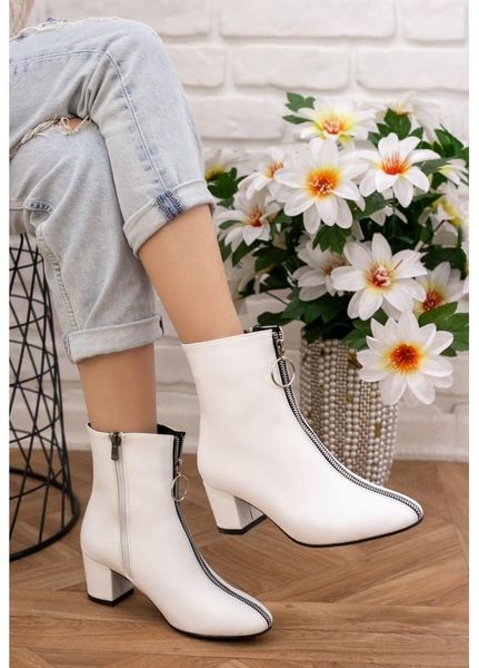 

satisfied-fashion beyaz cilt bot, Black