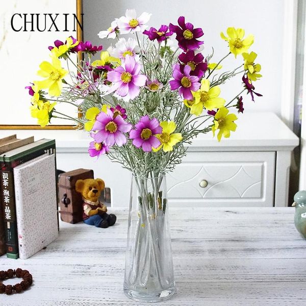 

decorative flowers & wreaths artificial silk 8 head cosmos gesang flower living room floor display floral wedding decoration fake po modelin