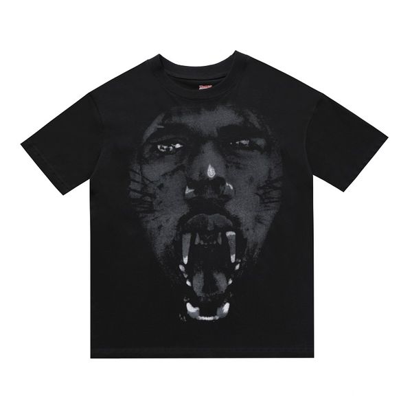 

21ss high version watch the throne fog high street loose short sleeve t-shirt album limited print short sleeve t-shirt, White;black