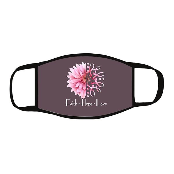 

women pink ribbon international breast cancer prevention month printed mask washable and reusable windproof face mask wmtvkf yyysports