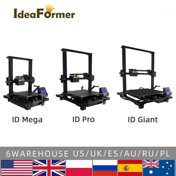 

2020 new ideaformer id series 3d printer id mega/id pro/id giant full metal printer 200/300/400 3d diy kit self-assemble1