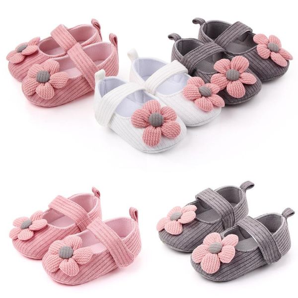 

first walkers 2021 baby clothing kids infant born boy girl soft sole crib shoes flower cotton prewalker