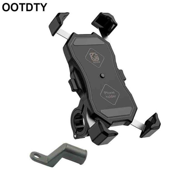 

universal 360 degree rotatable bike bicycle motorcycle phone holder cradle clamp mount for iphone oneplus 3.5-6.5" cellphone