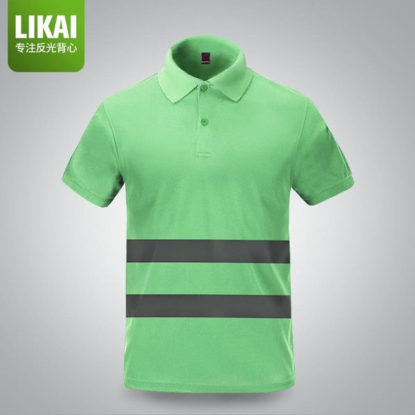 

men' tank reflective quick drying t-shirt construction safety clothes short sleeve riding advertising workwear vest, White;black