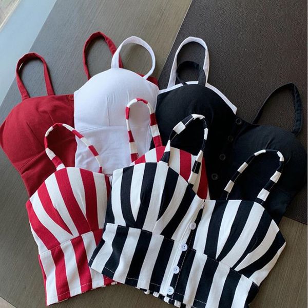 

suspensory women's vests short summer open navel only suspend waistcoat 08el, White