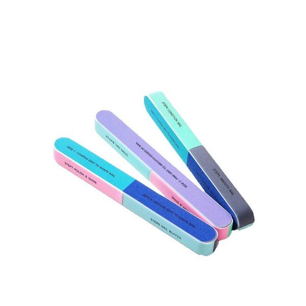

3pcs/1set new arrival multi-sided nail file set polished sponge nail files sand bars manicure tools nail a qylccn