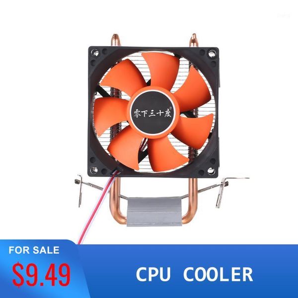 

fans & coolings hydraulic cpu cooler heatpipe quiet heatsink radiator two fine copper heat pipes for intel core amd sempron platform1