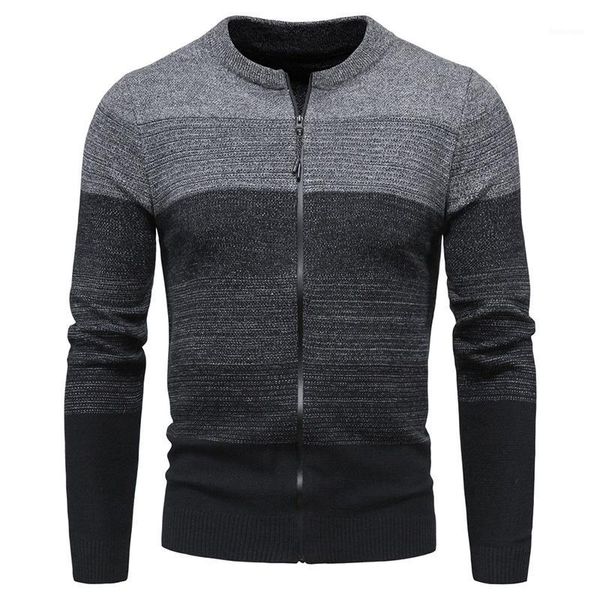

new men's cardigan sweater slim fit knitted wool sweaters men zipper casual sweatercoats male knitwear outerwear1, White;black