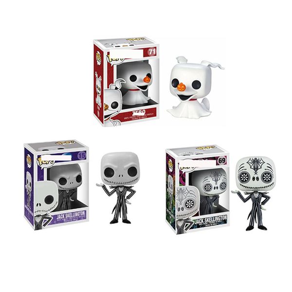 

dolls skellington ohmetoy jack pvc figure pop zero model toys kids xmas halloween birthday gift 10cm