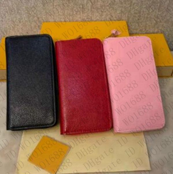

a036 2021 wallet women's wallet zipper bag female designer wallet purse fashion card holder pocket long women bag 2021a, Red;black