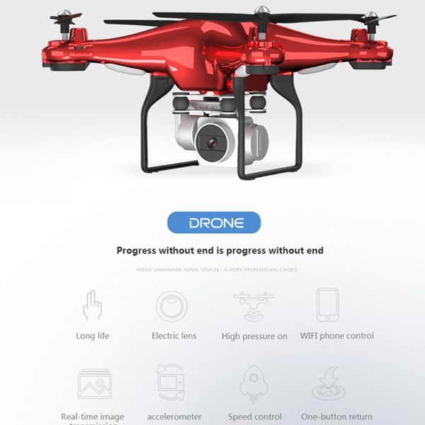

drones 2021 x52 drone hd 1080pwifi transmission fpv quadcopter ptz high pressure stable height rc helicopter camera
