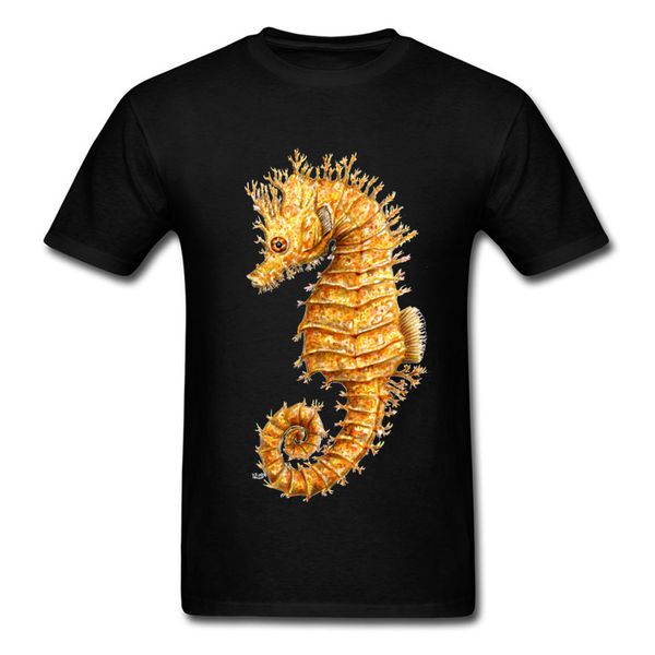 

seahorse 2018 summer black t shirt chic animal print short sleeve crew neck casual t shirt sailor cool sport hooded sweatshirt hoodie