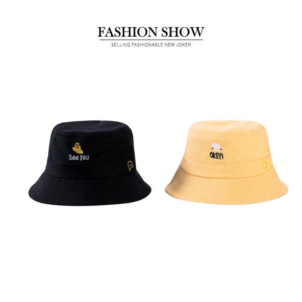 

korean version of spring and summer fisherman's hat for men and women, Blue;gray