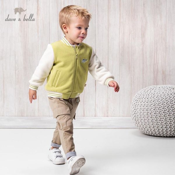 

dbj16382 dave bella spring baby fashion cartoon patchwork pockets zipper coat children infant toddler outerwear, Blue;gray