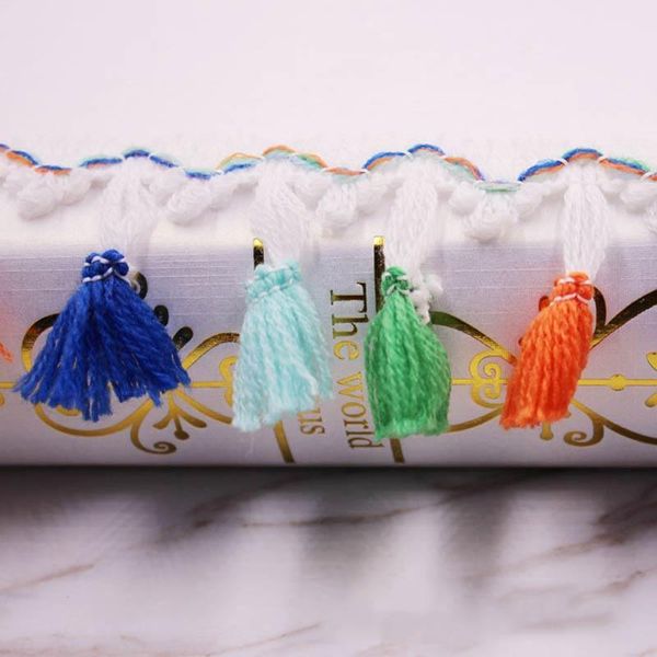 

1yards lot lace tassel ribbon cotton tassels trimming fringes tassel lace for sewing bed clothes curtains diy accessories decor h bbyqpf