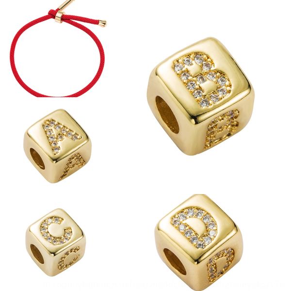 

браслет письмо рука diy braceletbracelet braceletstring латунь микро инкрустированные любителей красный канат тянуть diy рука украшение 9edv, Golden;silver