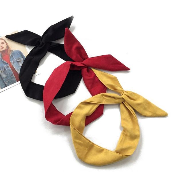 

diy headbands suede rabbit ears metal wire scarf bow hairband headband cute headdress hair bands yoga sports headbands a qylwlg