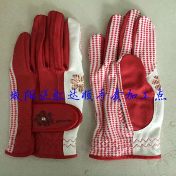 

selling lady golf gloves are breathable, non slip and wear resistant, Blue;gray