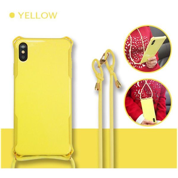 

kjoew shoulder strap phone case for iphone 11 pro max xr xs max x 7 8 6 6s plus se 2020 qylijh