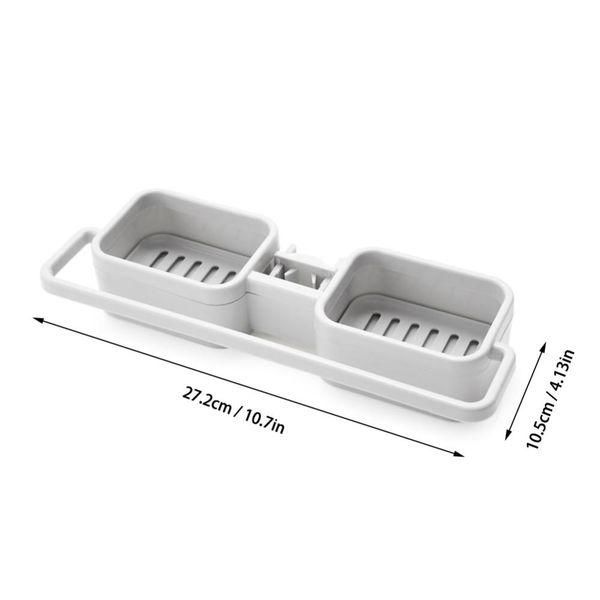 

double sink hanging storage rack holder faucet clip bathroom kitchen dishcloth clip shelf drain dry towel organizer fast deliver bbyuhv