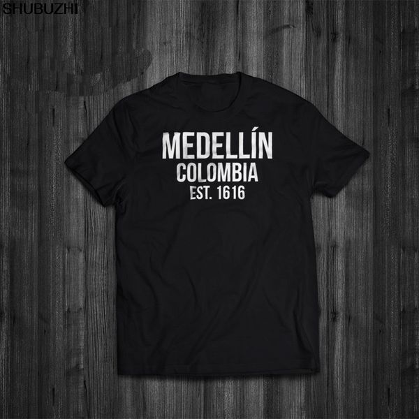 

shubuzhi super fashion summer funny print narcos medellin est 1616 pablo escobar movie hoodie designers t shirts sweatshirt