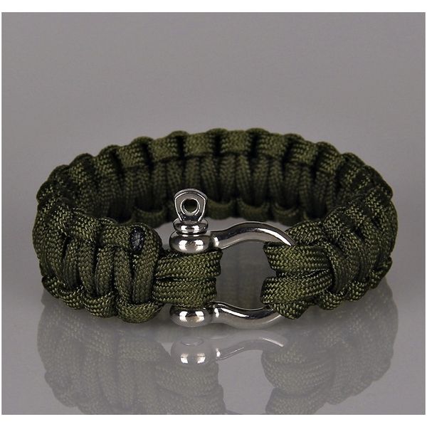 

handmade outdoor camping survival bracelet men women paracord parachute rope bracelet homme braided jewelry handmade outdoor f sqcmaw