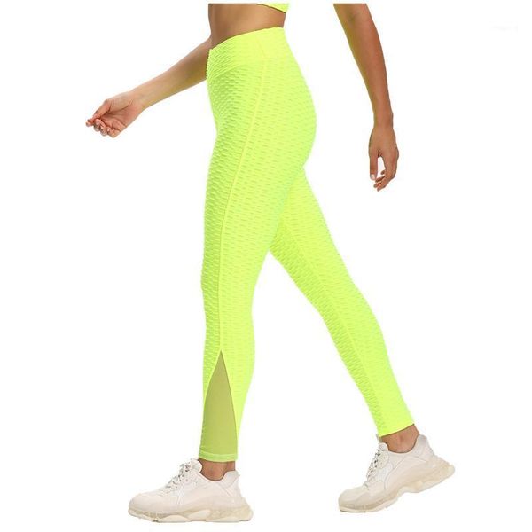 

yoga outfits seamless tummy control pants stretchy high waist compression tights sports push up running women fitness legging gym1, White;red