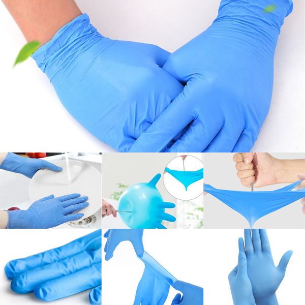 

warehouse factory wholesale disposable nitrile gloves with food grade hand guard household kitchen cleaning and waterprooutletww4c