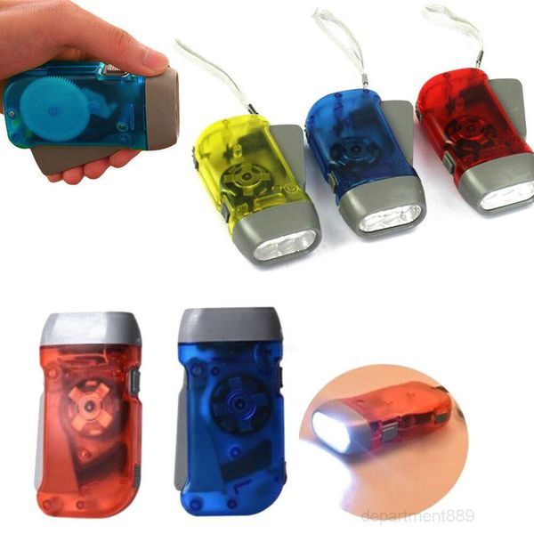 

3led camping forches энергосберегающий фонарик динамо ночной свет открытый рука нажмите cranke torche