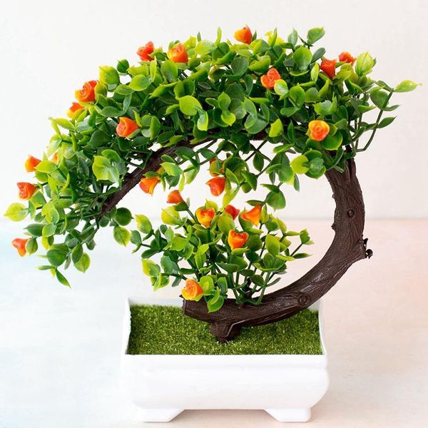

1pc artificial potted plant fake bonsai home garden living room decoration gift1