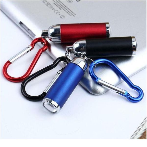 

mini led torch flashlight camping small compact portable keyring carabiner telescopic zoom small flashlight jllnon