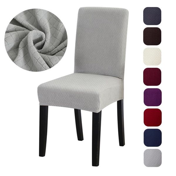 

thick chair jacquard l spandex weding banquet elastic case for dining cover chairs office slipcover party qyltjn mywjqq