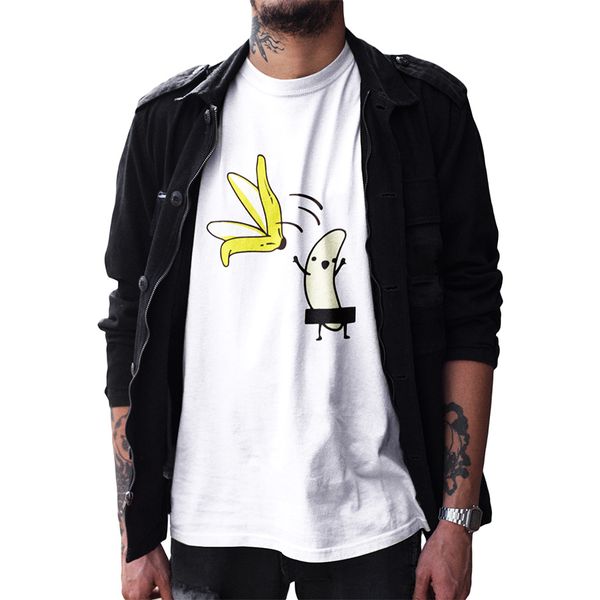 

banana t shirt funny disrobe short sleeved design t-shirt eu size humor tshirt sport hooded sweatshirt hoodie