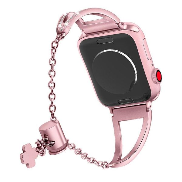 

uthai a10 для apple watch1 / 2/3/4 часы iwatch hollow треугольник металла из нержавеющей стали ремешок ремешки для наручных часов uthai a10, Black;brown