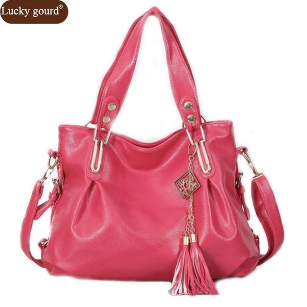 

fashion 2020 new brand women's handbag tassel handbags pu crossbody bag d550