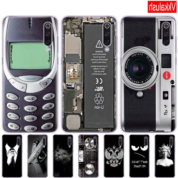 

mi cartoon silicon soft tpu cover for mi9 xiaomi 9 se case phone shell