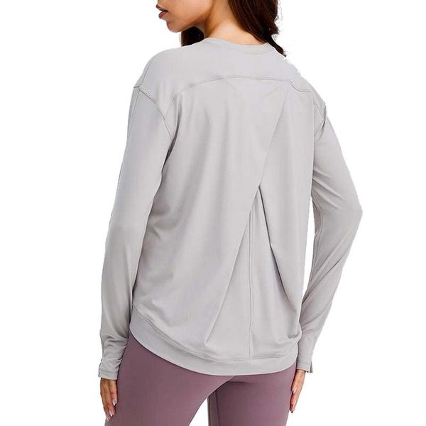 

77% nylon 23%spandex yoga wear women activewear shirts solid breathable winter long sleeves hoodies sweatshirt fitness, White;red