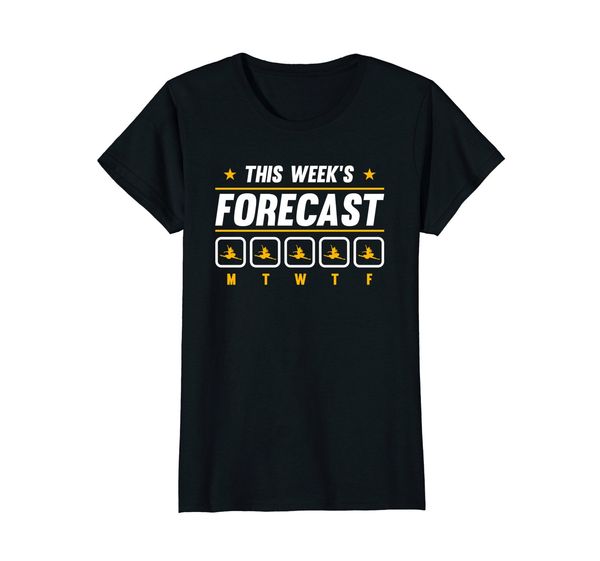 

2019 fashion womens this week's forecast ballet dance t-shirt tee shirt sport hooded sweatshirt hoodie