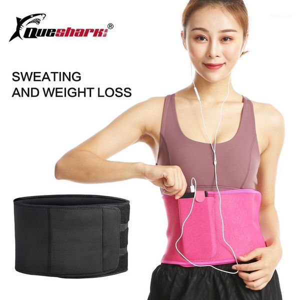 

adjustable elstiac waist support belt neoprene faja lumbar back sweat belt with pocket fitness waist trainer heuptas1, Black;gray