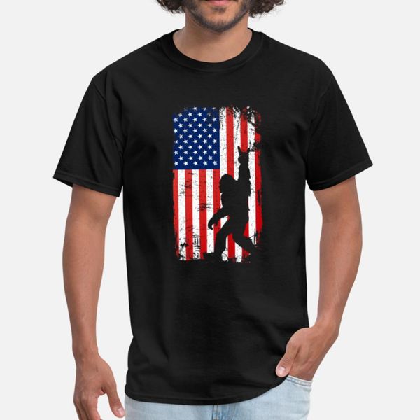 

bigfoot rock and roll american flag 4th of july t shirt humor popular slim fit tracksuit hoodie sweatshirt