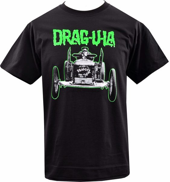 

mens black t shirt herman munster dragula horror goth vintage rod s 5xl sport hooded sweatshirt hoodie