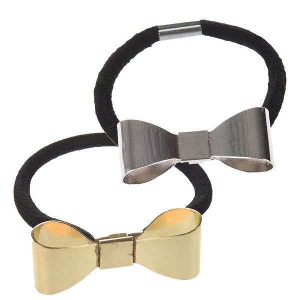 

мода польский металлический галстук-галстук для волос, Golden;silver