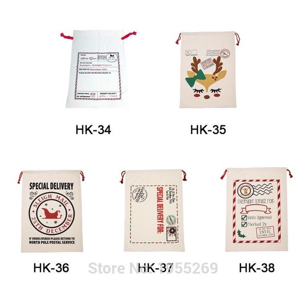 

santa sacks bulk 500 шт. / лот рождественские drawstring handstring bulvas сумки детские подарочные выпускные оформления партии украшения ме