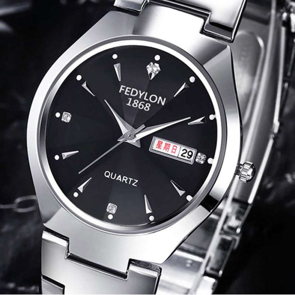 

christmas watch men's lovers fashion watch men's watch, Slivery;brown