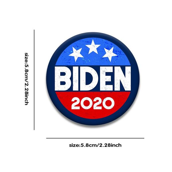 

18style joe biden for president 2020 democratic party series badge accessories creative self-made brooch pins car accessories wmticw xhlove