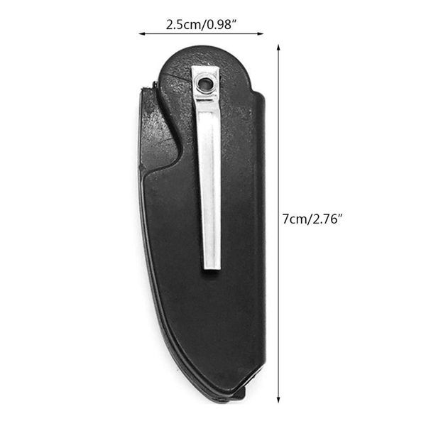 

1 pc folding pocket clip hair mustache beard comb for jlluje, Silver