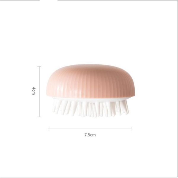 

silicone head body scalp massage brush comb shampoo hair washing comb shower brush dry wet hairs bath spa massage brushes dbc bh 22 g2