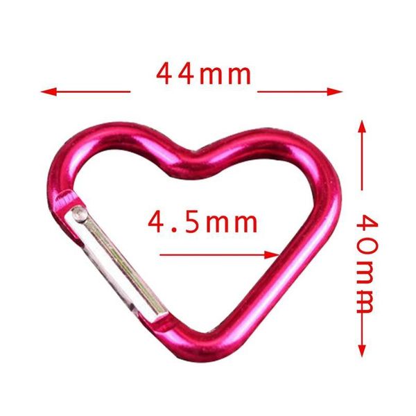 

aluminum alloy carabiner key chain clip outdoor camping keyring snap hook water bottle buckle climbing travel kit rand jlluyl
