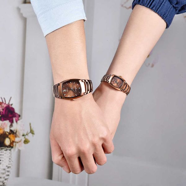 

keep in touch men women dress watches luxury lovers couple watch waterproof quartz wristwatch lover couples valentine's gifts, Slivery;brown